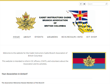 Tablet Screenshot of cic-bc.ca